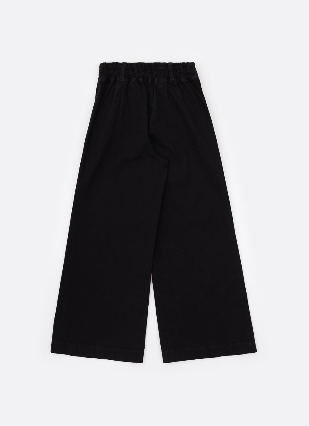 Conjunto Infantil Casaco Tricot Lacinhos Bordados Pérolas e Cristais e Calça Sarja Reta Laços Bordados Bolsos Preta - Pi