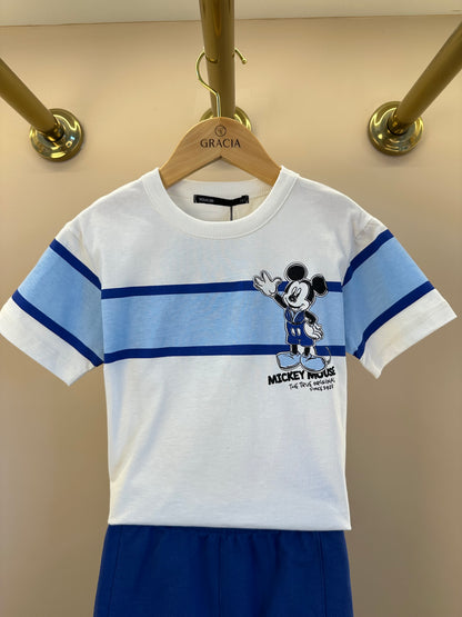 Conjunto Infantil T - Shirt Mickey Mouse  e Bermuda - Youccie