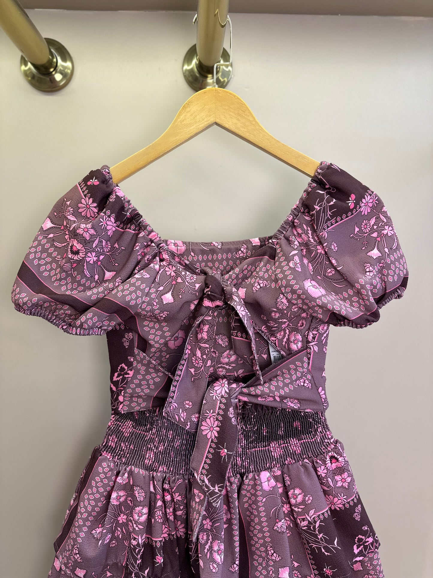 Conjunto Teen Bata Estampada Floral e Short-Saia Floral - Two In