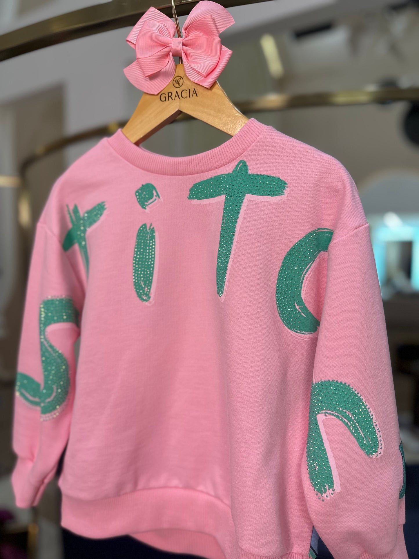 Casaco de Moletom Infantil Stitch Blossom - Animê