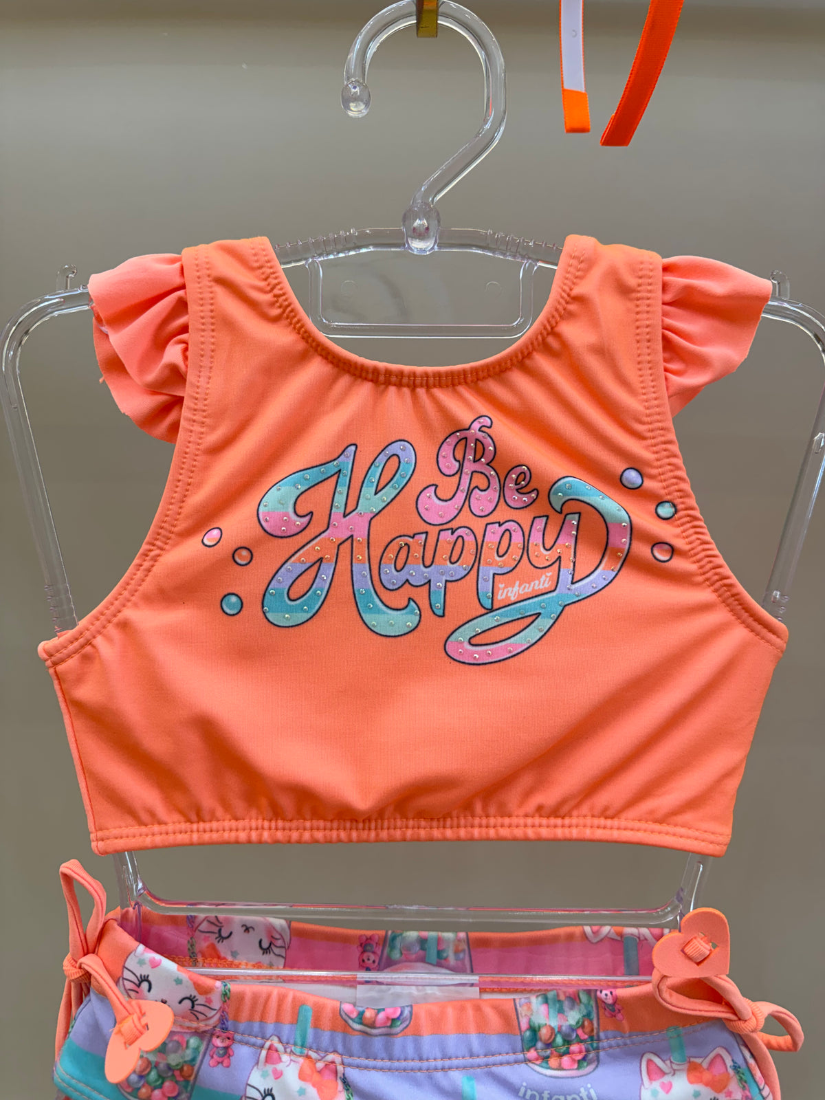 Biquíni Infantil Cropped Laranjinha - Infanti