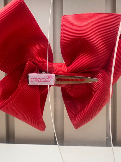 Laço Infantil Gorgurão Básico Vermelho - Roana