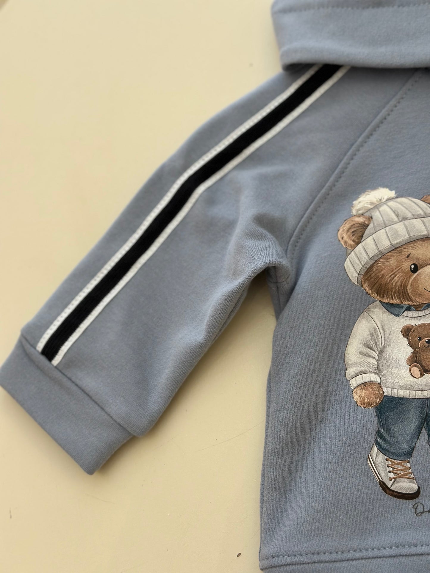 Conjunto Bebê Moletom Agasalho e Calça Teddy Bethoven Delavê - Dame