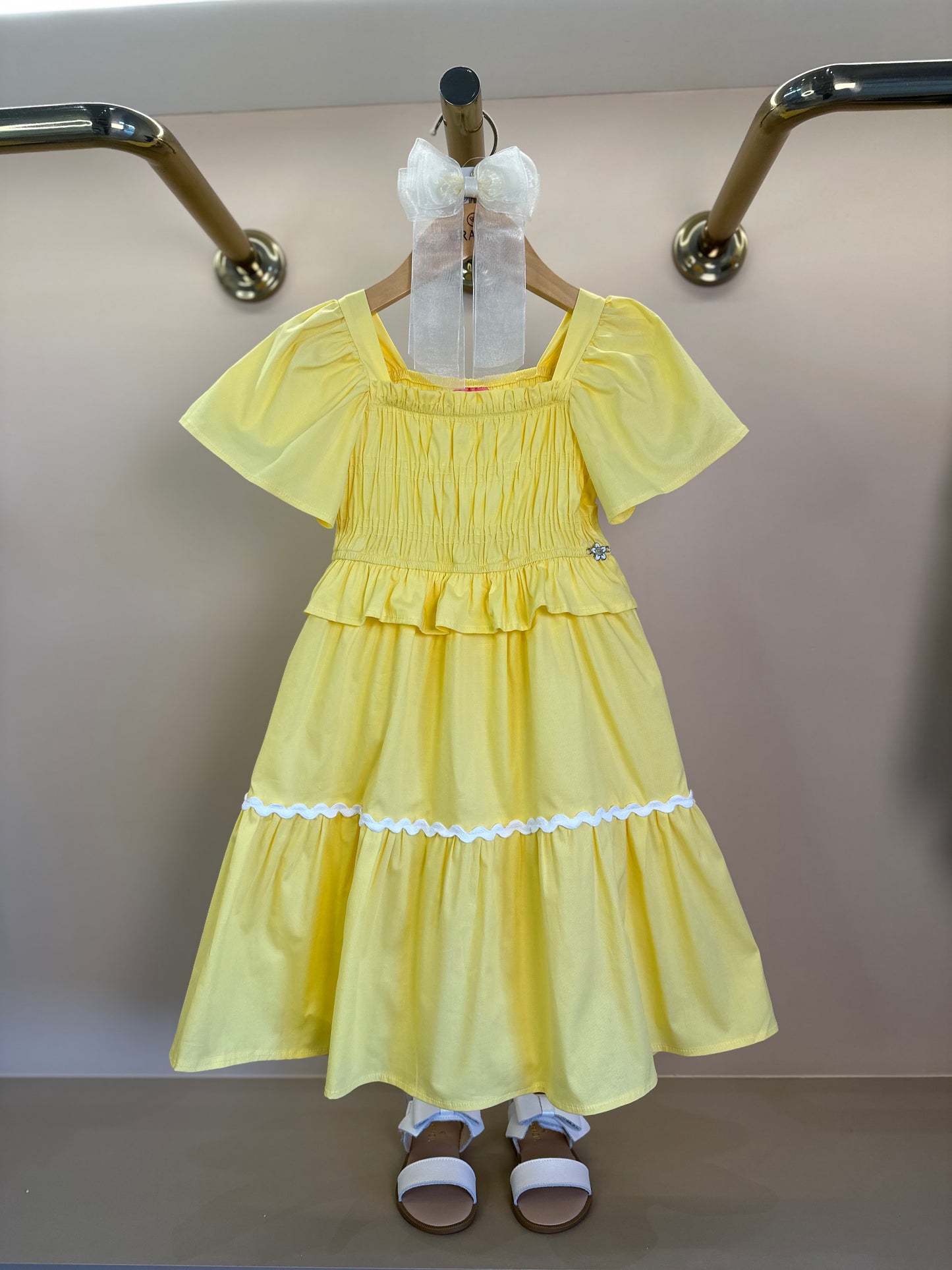 Vestido Infantil Algodão Petit Sunny - Momi