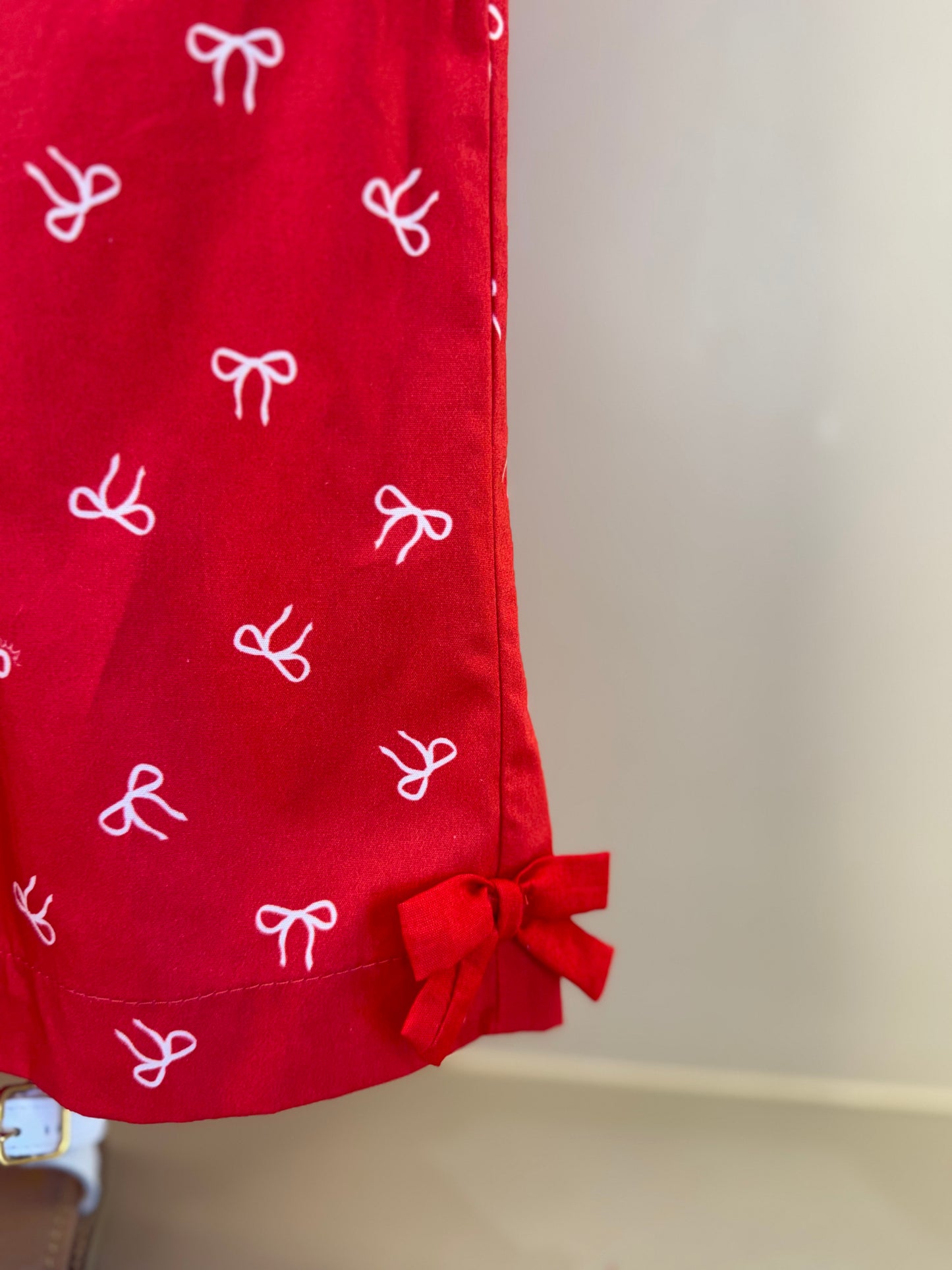 Conjunto Infantil Blusa Babados Lacinhos e Calça Pantacourt Lacinhos - Pituchinhus