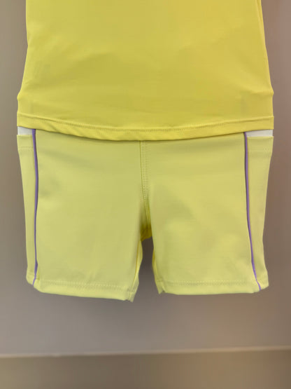 Conjunto Infantil Regata Atena Chloe Silk Diversão e Bermuda Isis Silk Diversão - Siri Sport