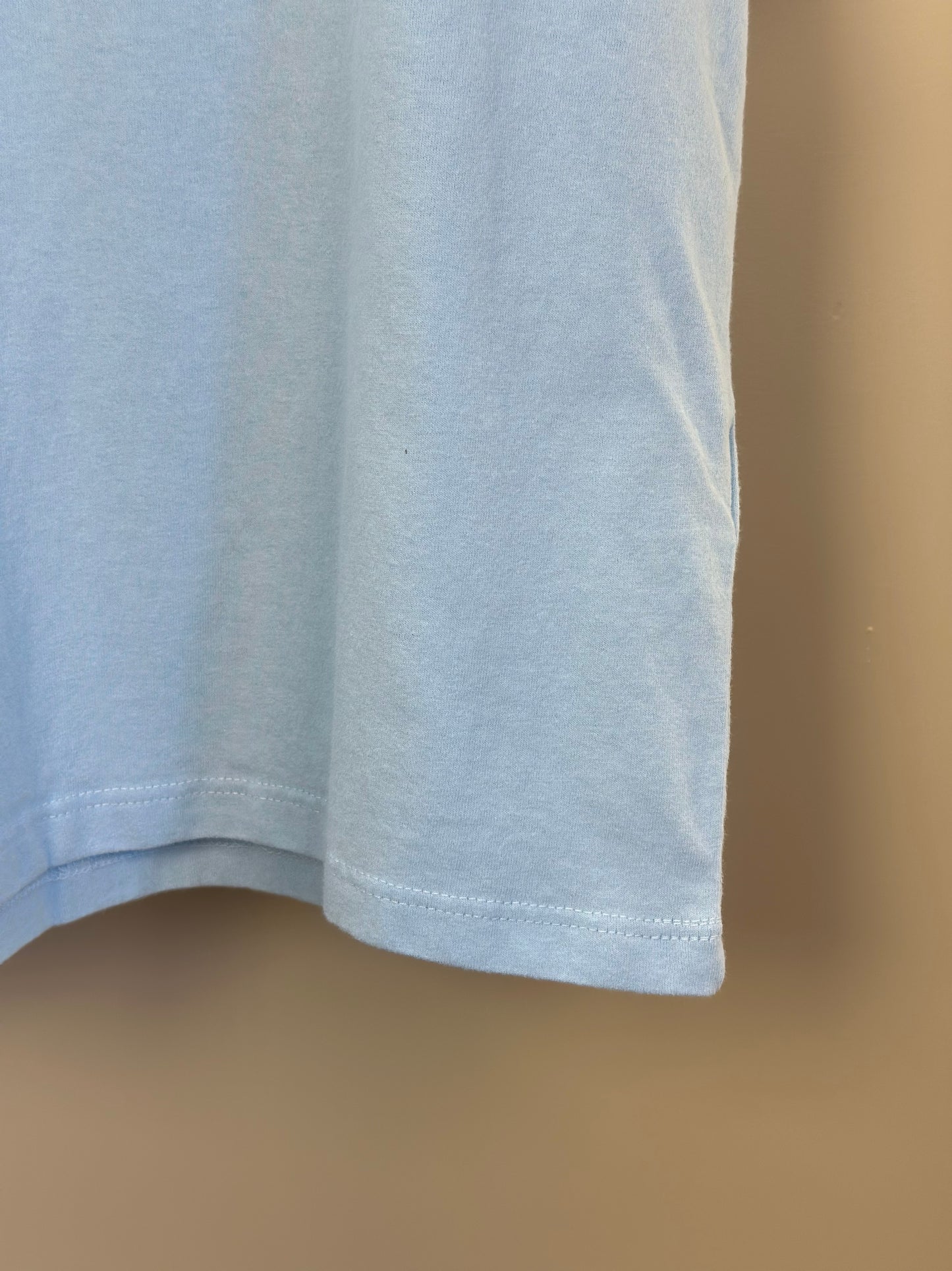 Camiseta Infantil Básica Algodão MC Azul Céu - Dudes
