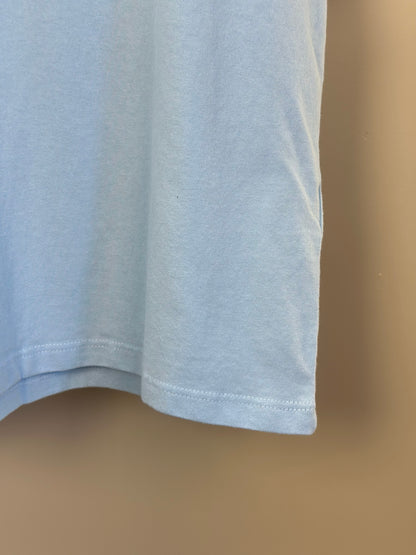 Camiseta Infantil Básica Algodão MC Azul Céu - Dudes