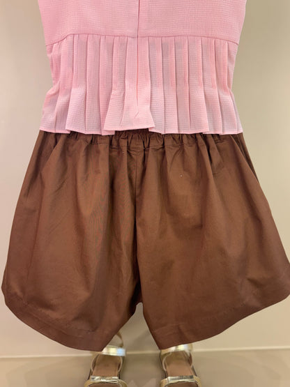 Conjunto Teen Blusa com Pregas e Shorts com Cinto - Two In