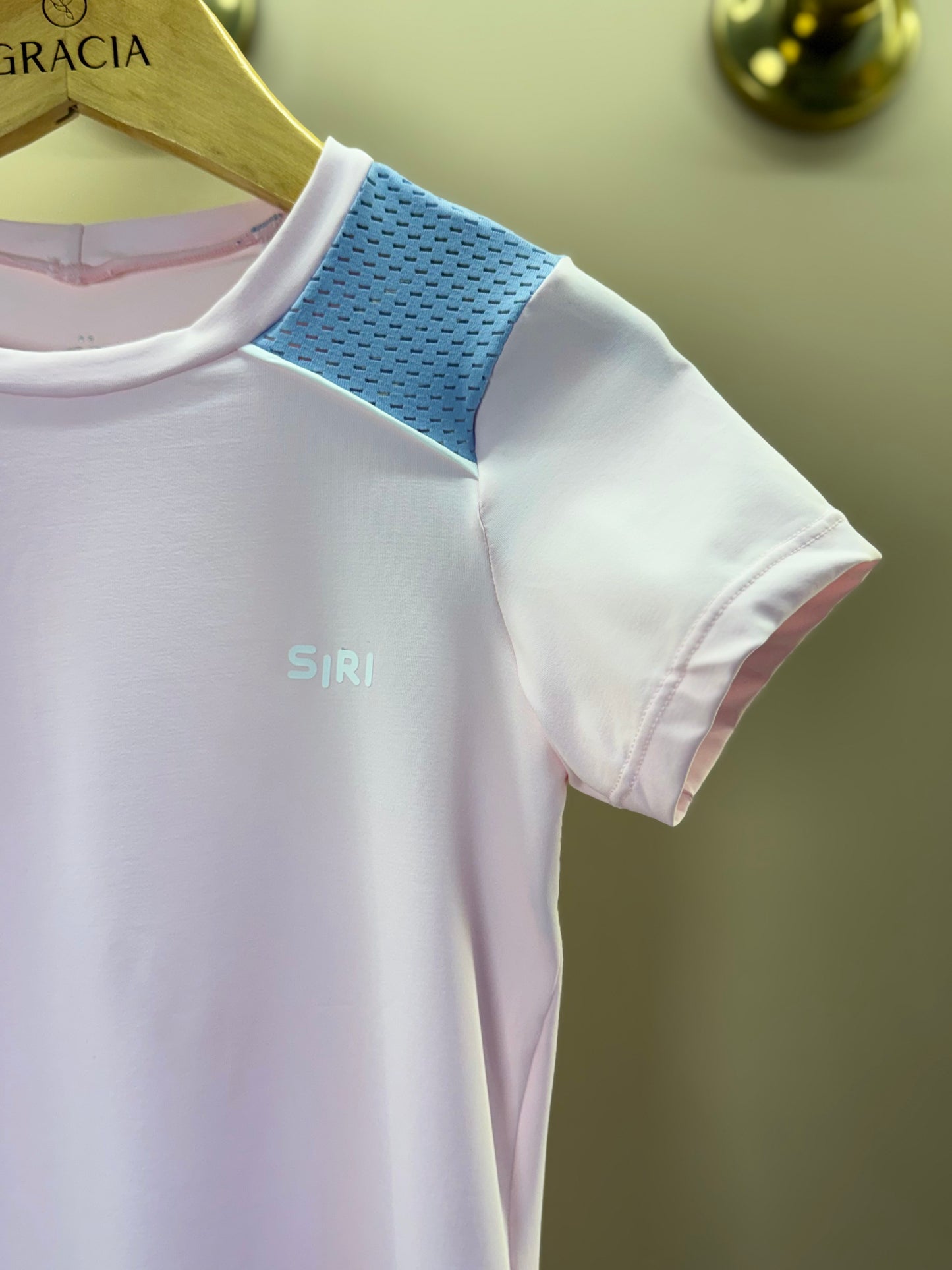 Blusa Infantil Laila Tenista Rosa - Siri Sport