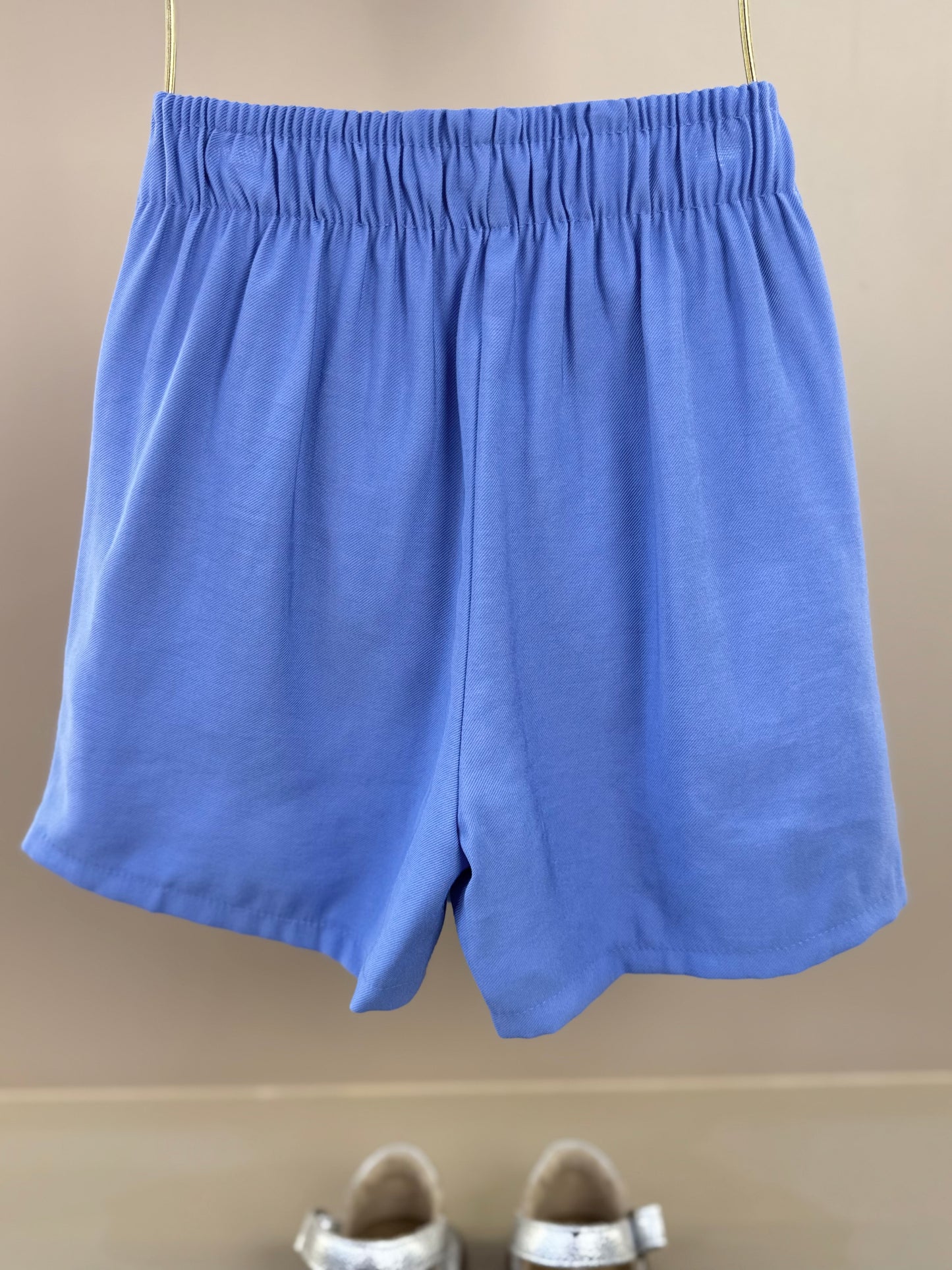 Conjunto Infantil Blusa com Alça e Short-Saia Azul Medio - Infanti
