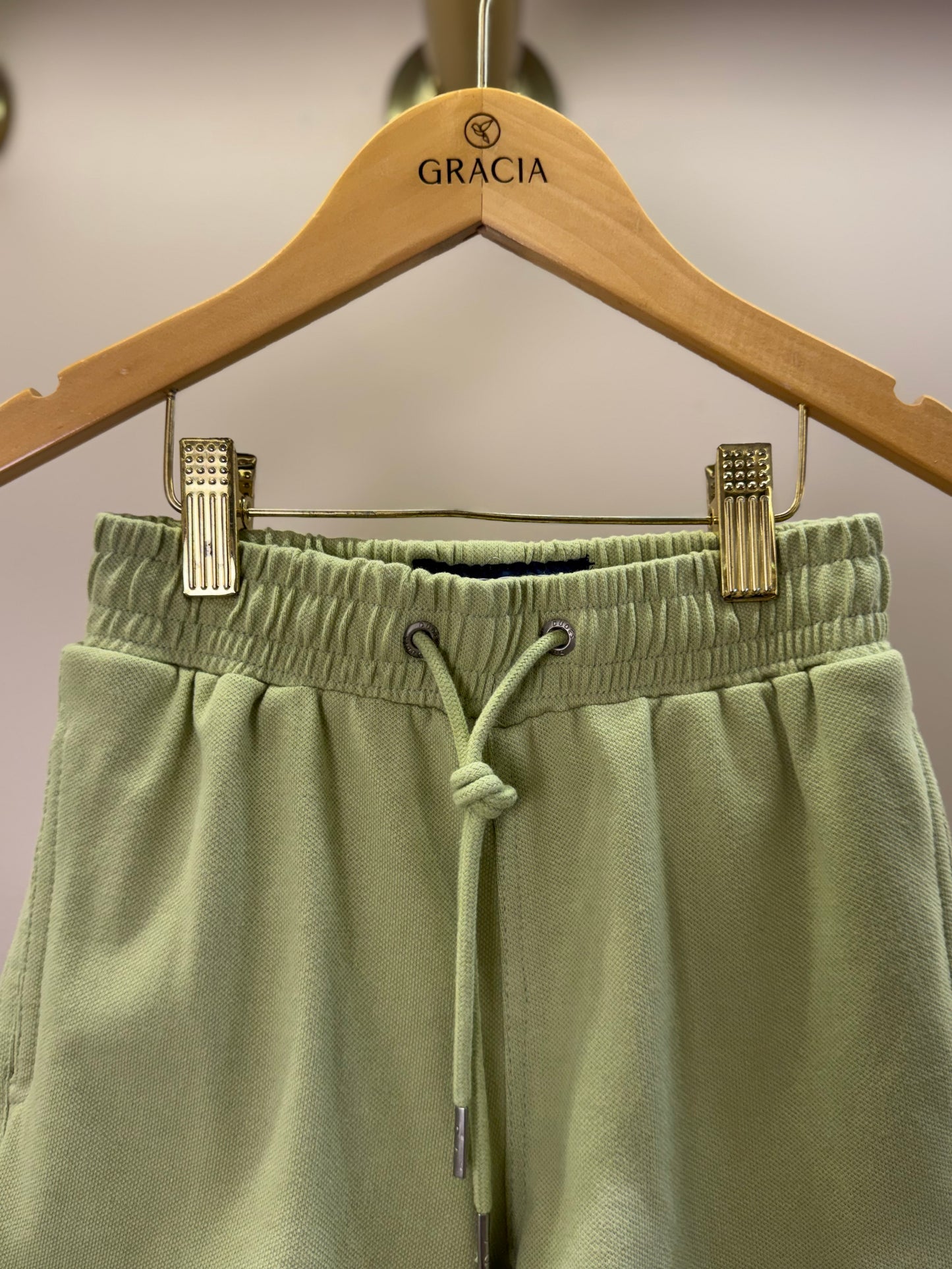 Shorts Infantil Piquet Cordão Verde - Dudes
