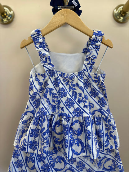 Conjunto Infantil Blusa Estampada DG Flores e Shorts DG Flores - Animê
