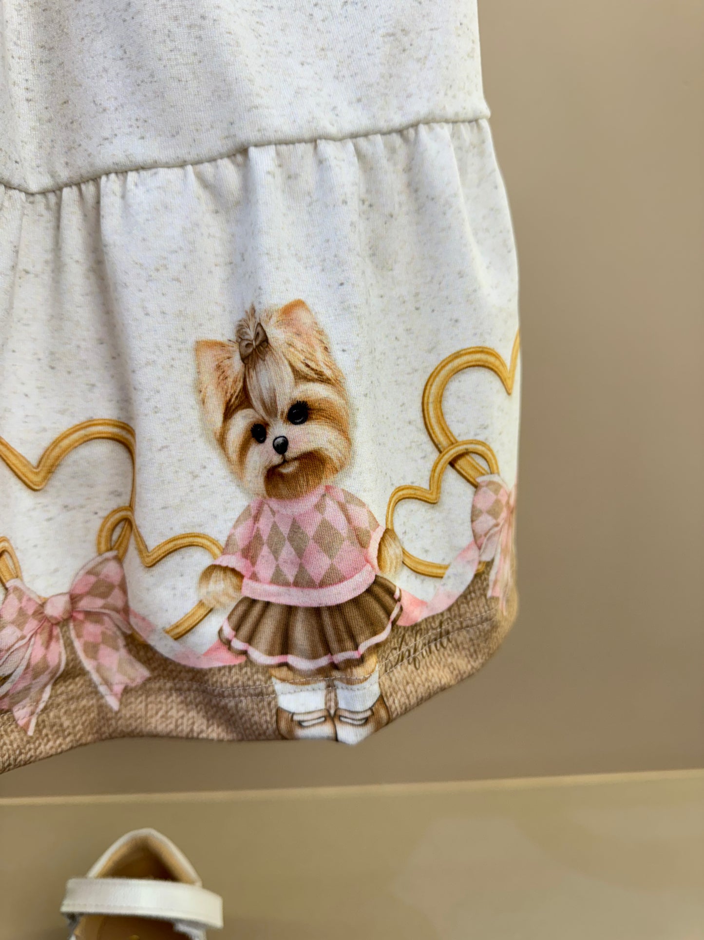 Vestido Infantil em Malha Power Bege Claro - Infanti