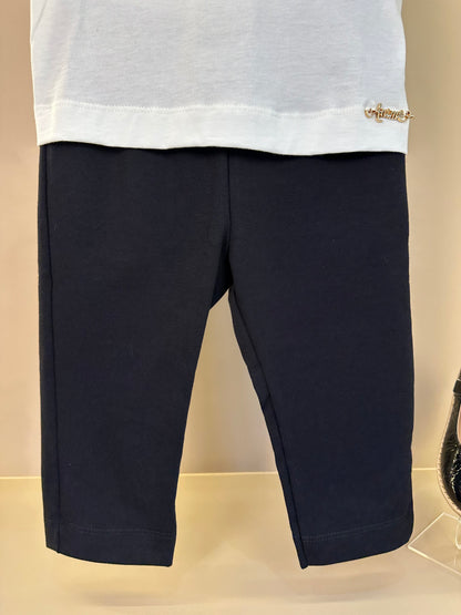 Conjunto Infantil T-Shirt Mickey e Minnie Lovely e Calça Legging Capri - Animê
