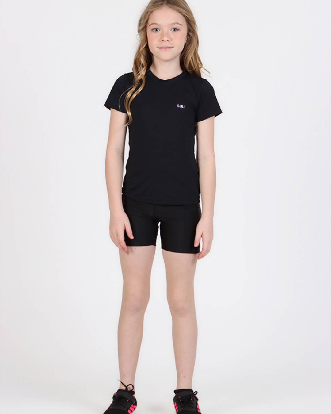 Conjunto Infantil Blusa Maria New Trip e Bermuda Eloisa Trilobal Básico Preto - Siri Sport
