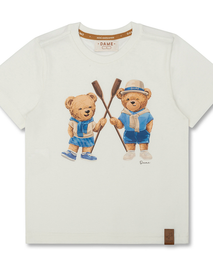 Camiseta Infantil Algodão Teddy Remos Off - Dame