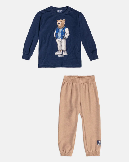 Conjunto Infantil T-Shirt Urso e Calça - Youccie