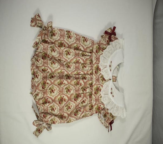 Pimpão Bebê Floral Provençal Gola Estampada - Roana