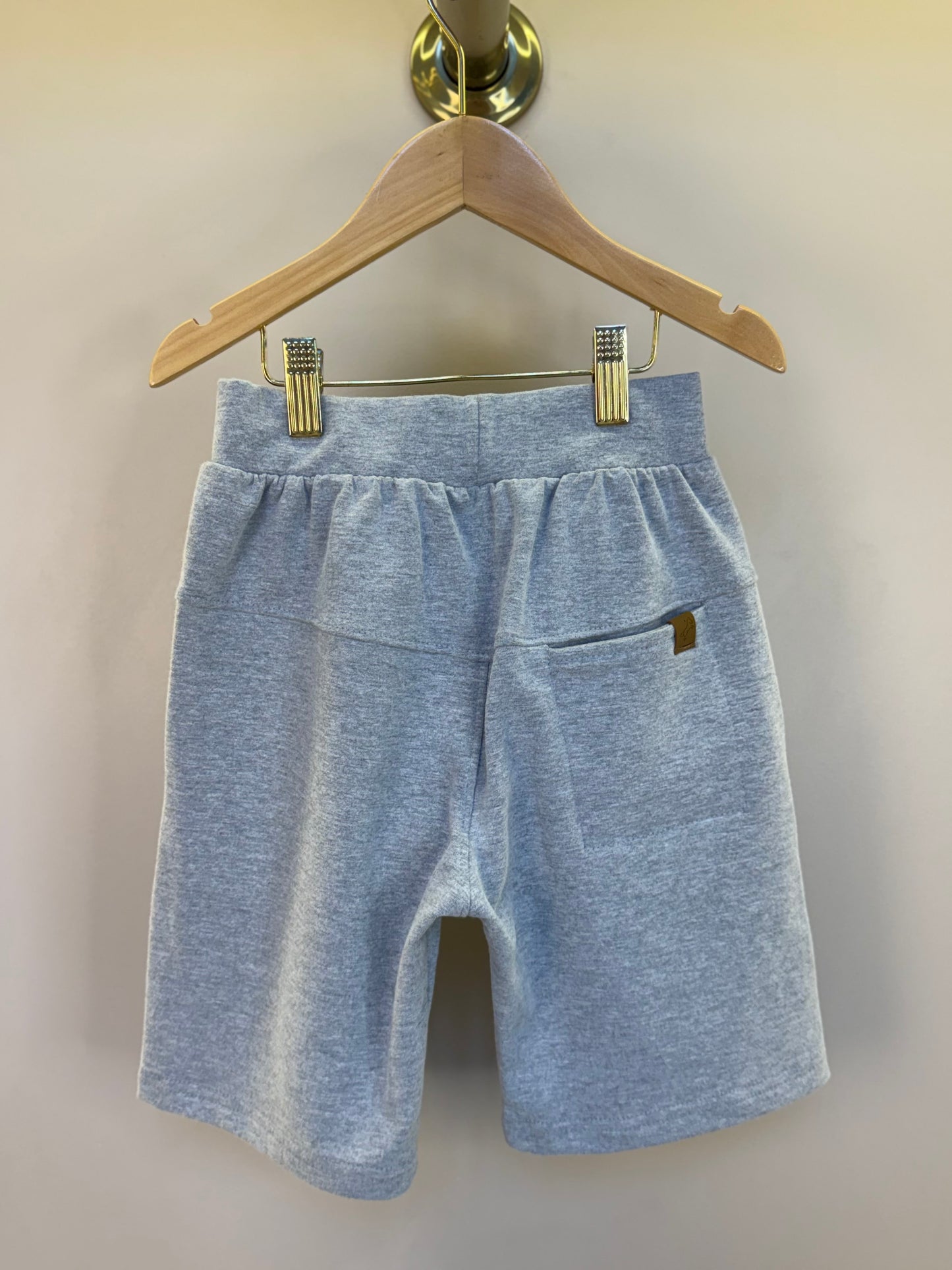 Bermuda Infantil Moletom Básica Cinza - Dame