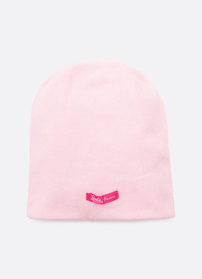 Touca Infantil Tricot Multipatches Barbie Sugar Rose - Pituchinhus