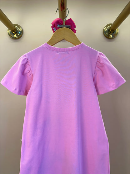Vestido Infantil Estampa Daisy Duck Saia de Tule - Momi