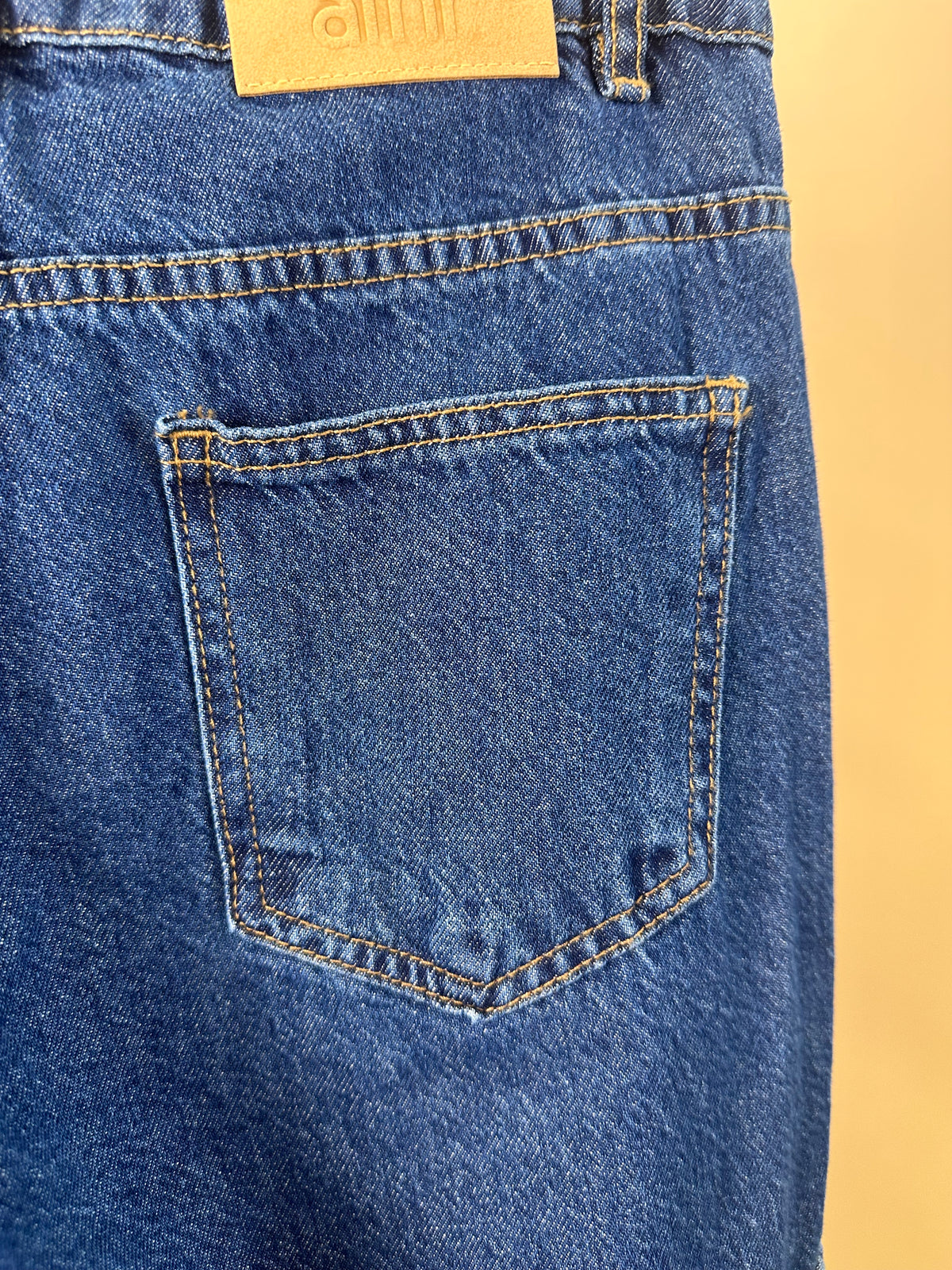 Calça Teen Jeans Wide Leg Cargo Azul - Authoria