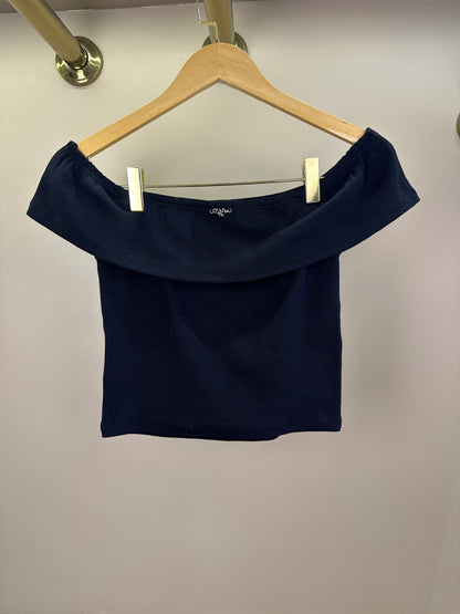Blusa Teen Ombro a Ombro Preto - Authoria