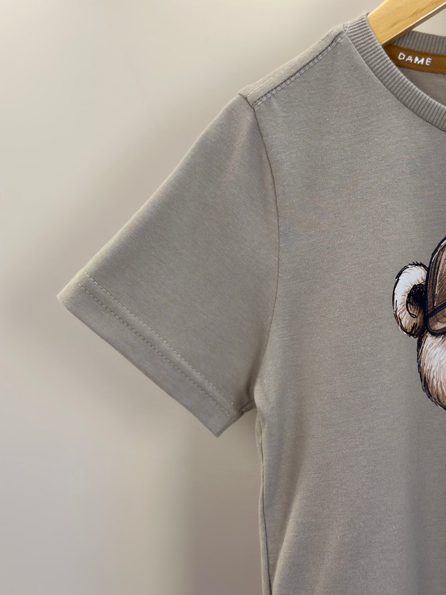 Camiseta Infantil Algodão Teddy Boné Fendi - Dame