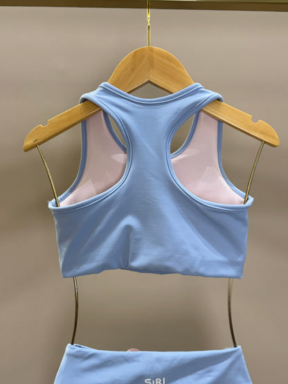 Conjunto Infantil Top Jessica Tenista Azul e Legging Fuseau Jessica Tenista Azul - Siri Sport
