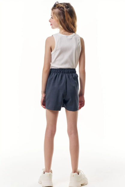 Conjunto Teen Blusa Regata e Short Liz Alfaiataria -  Vic Vick