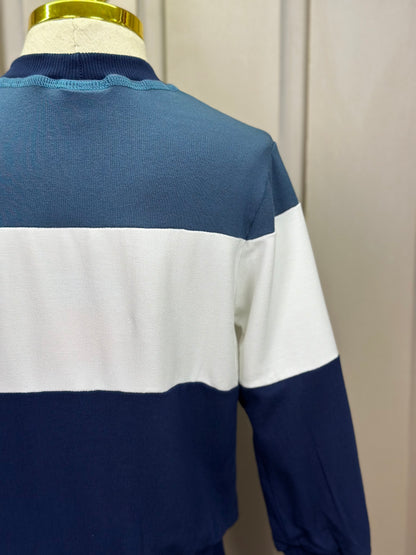 Conjunto Infantil Moletinho Viscose Blusa Recortes e Calça Lisa - Beabá