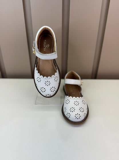 Sandália Infantil Crystall Branco - Gracia