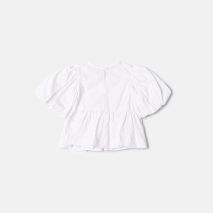 Conjunto Infantil Blusa Laços e Shorts Jeans Petit - Animê