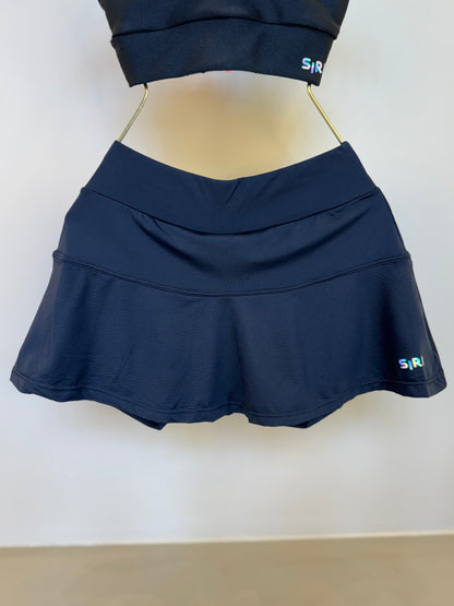 Conjunto Infantil Top Sara Trilobal Básico Preto e Saia Larissa New Trip Preto - Siri Sport