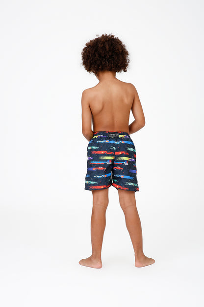 Shorts Infantil Bruno Est. Race - Siri Kids