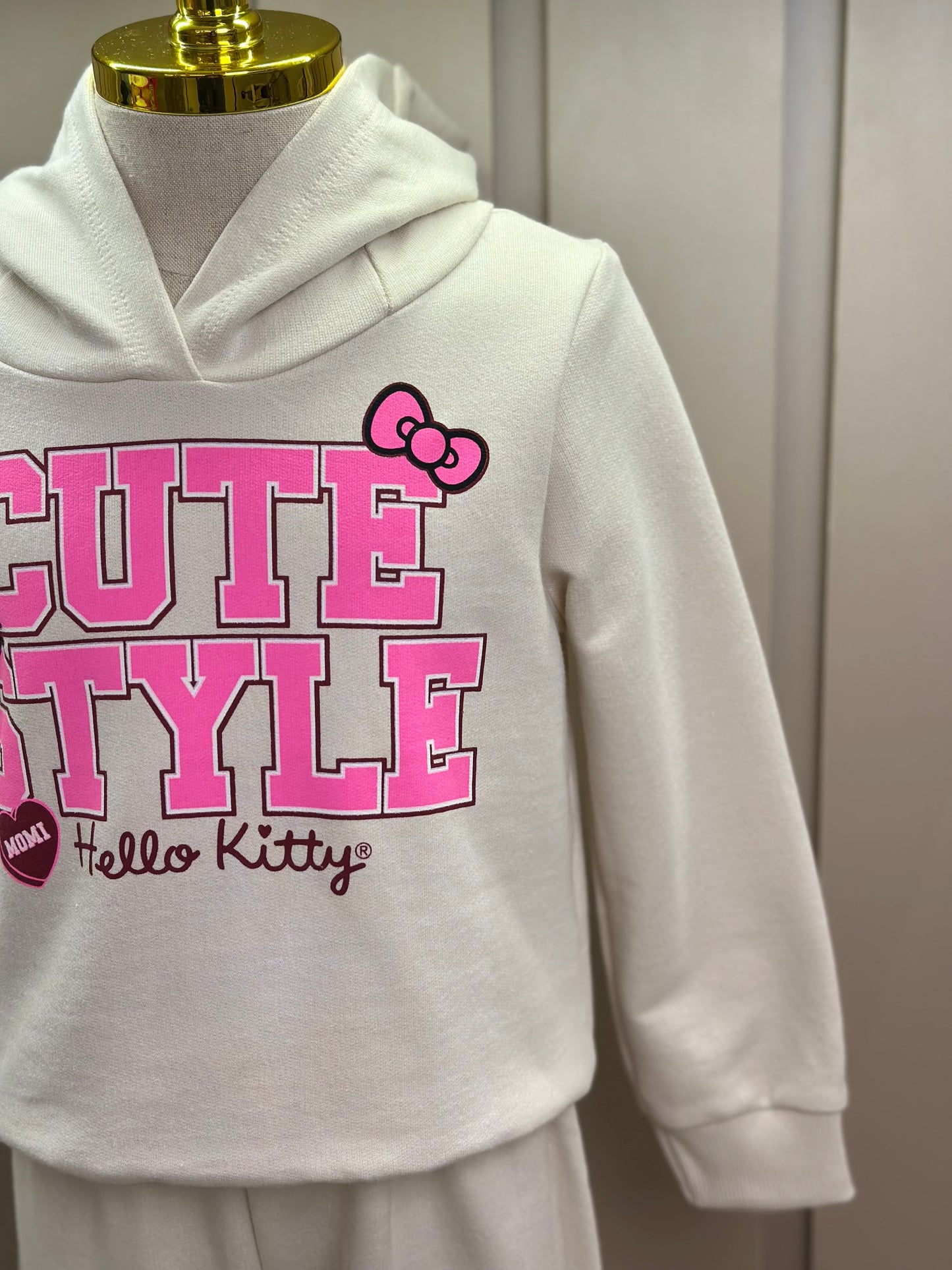 Conjunto Infantil Moletom Casaco Cute Style e Calça Hello Kitty - Momi