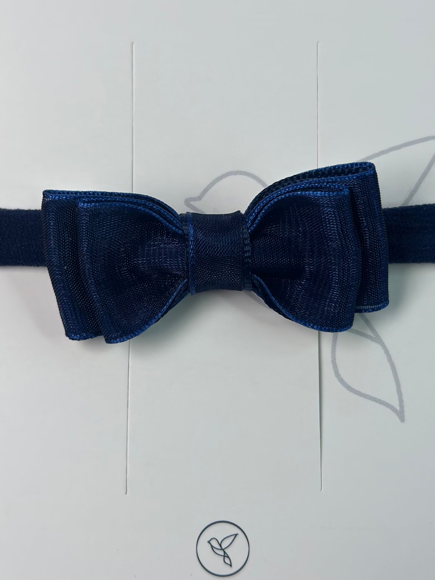 Faixinha Bebê Special Organza Marinho - Gracia