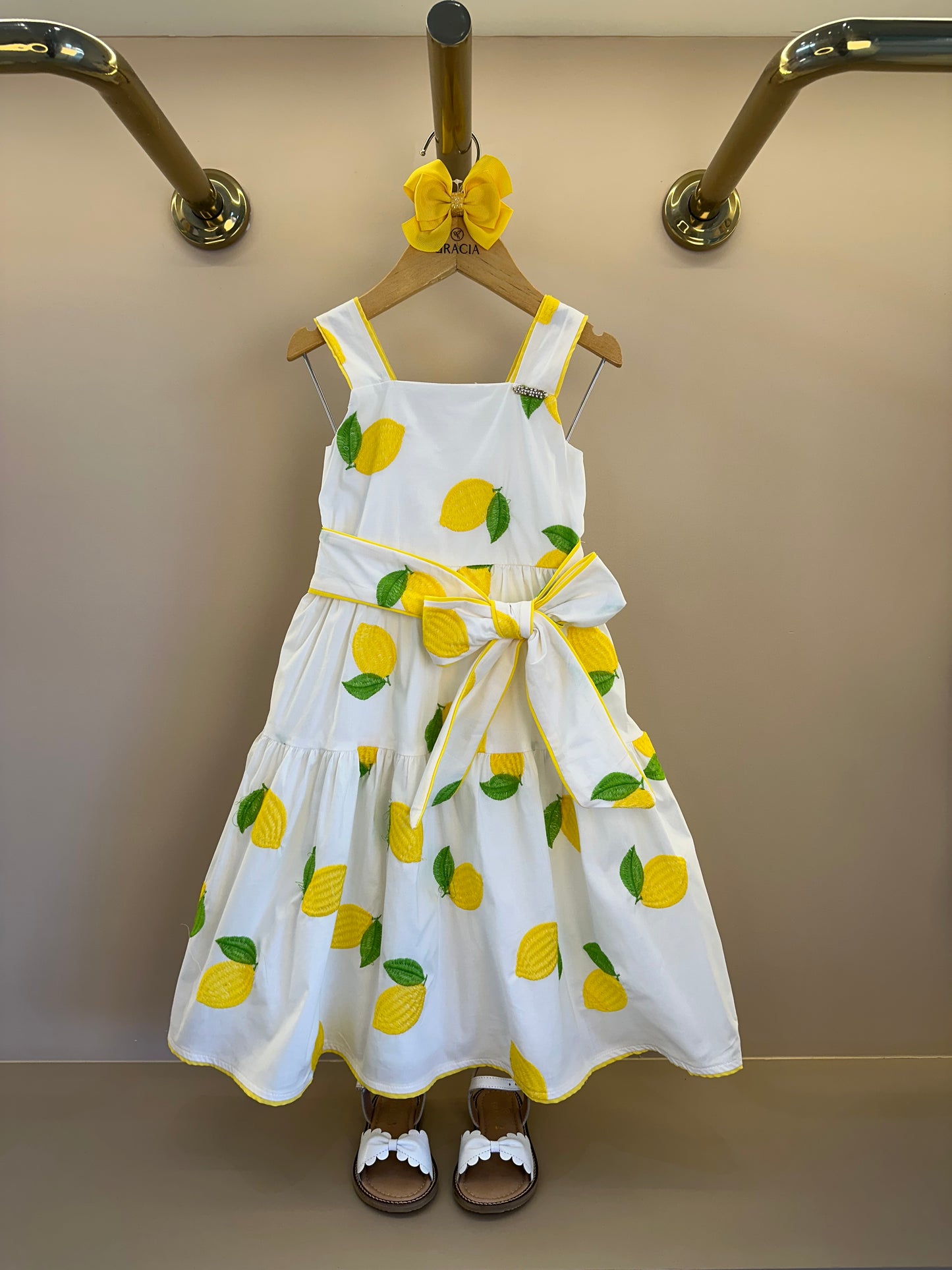 Vestido Infantil Limão Soleil - Animê