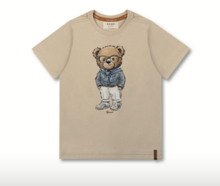 Camiseta Infantil Algodão Teddy Faria Linho - Dame PRÉ-VENDA