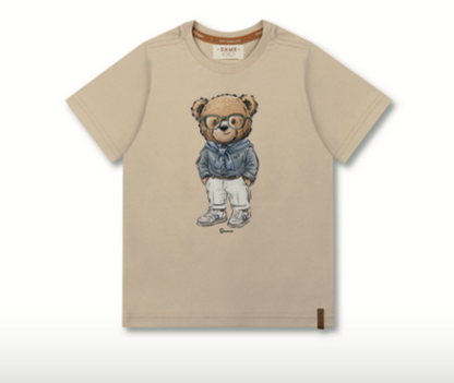 Camiseta Infantil Algodão Teddy Faria Linho - Dame PRÉ-VENDA