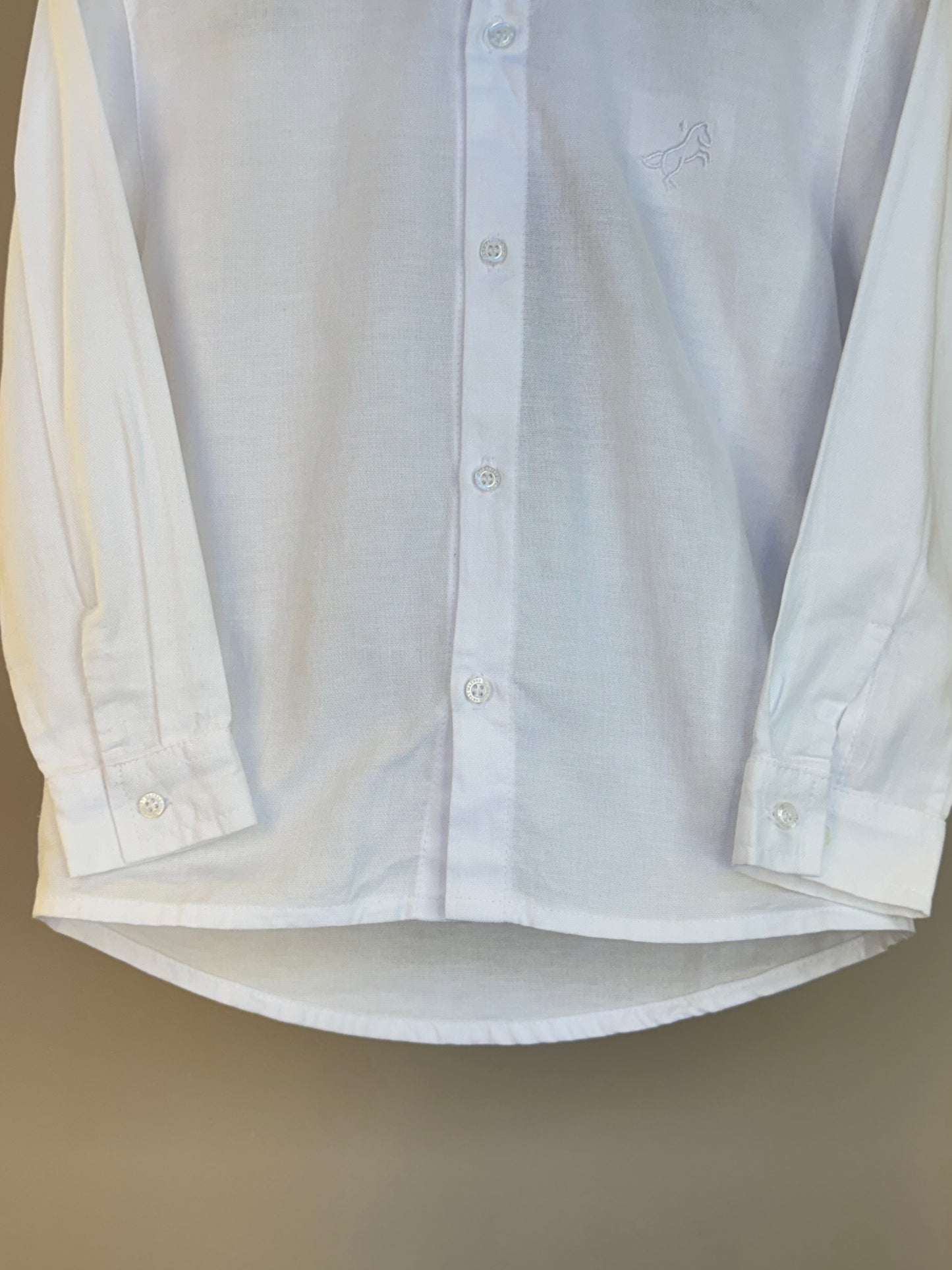 Camisa ML Oxfordine Branca Dame