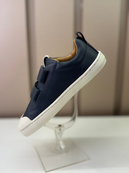 Tênis Infantil Couro Ramp Navy White - Tip Toey Joey