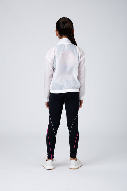 Conjunto Infantil Corta Vento Dani Tecnology e Legging Fuseau Lara Maxxi Diversão - Siri Sport
