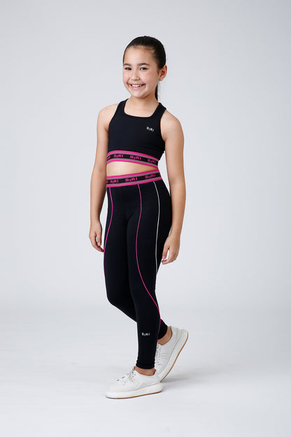 Conjunto Infantil Top Lara Maxxi e Legging Fuseau Lara Maxxi Diversão - Siri Sport