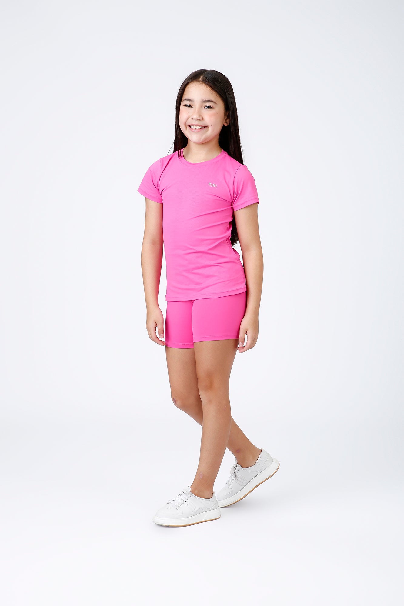 Conjunto Infantil Blusa Lívia Dry e Shorts Basic Six Badminton - Siri Sport