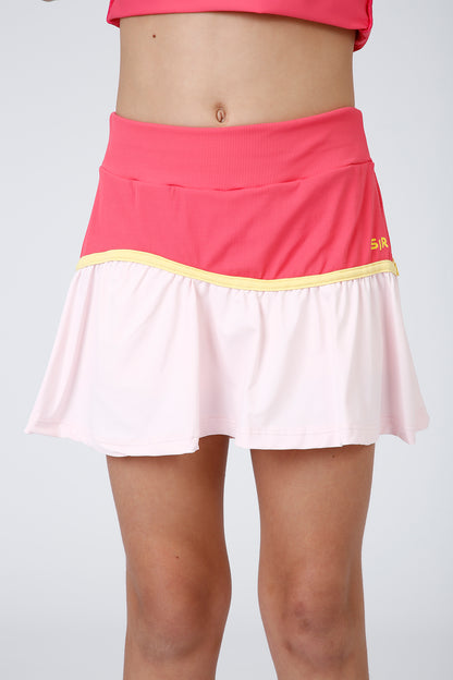 Conjunto Infantil Regata Júlia Chloe e Saia Flávia Beach Tennis