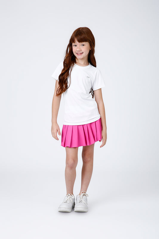 Conjunto Infantil Blusa Maria Dry e Saia Fernanda Dry Badminton - Siri Sport. - Pré Venda
