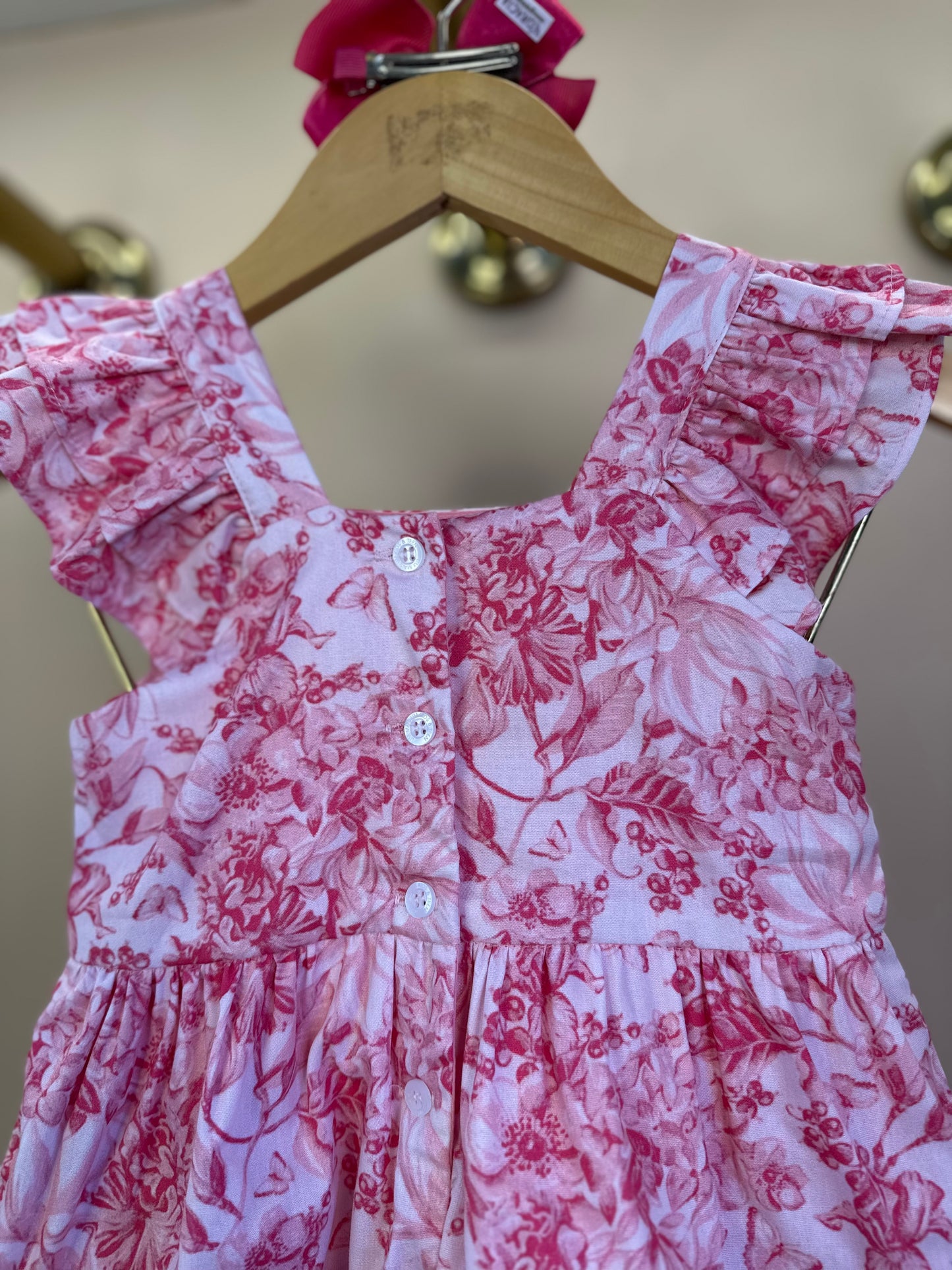 Vestido Bebê Algodão Rodado Toile Du Jouy - Um Mais Um