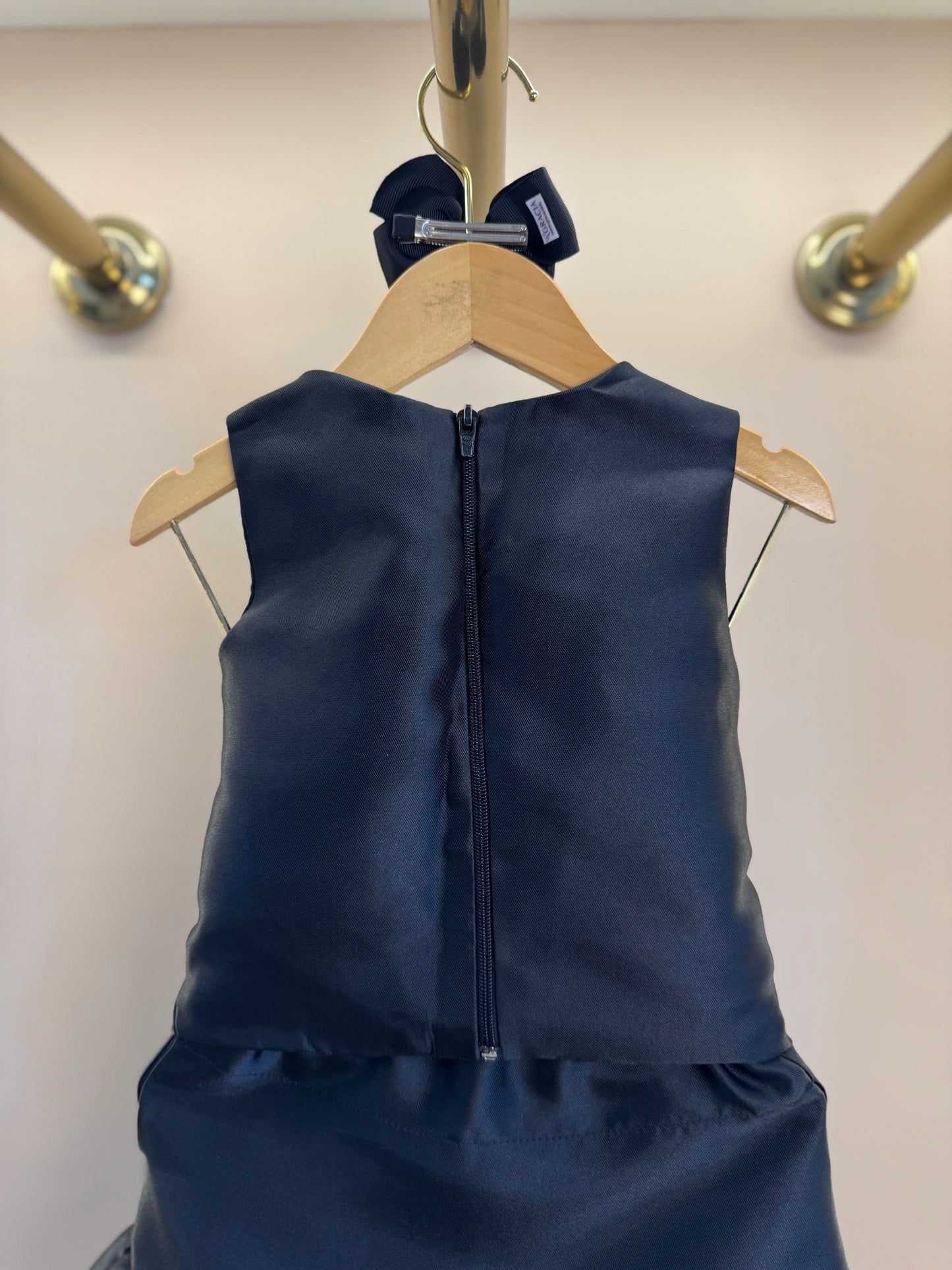 Conjunto Infantil Zibeline Blusa e Saia Babado Preto - Petit Cherie